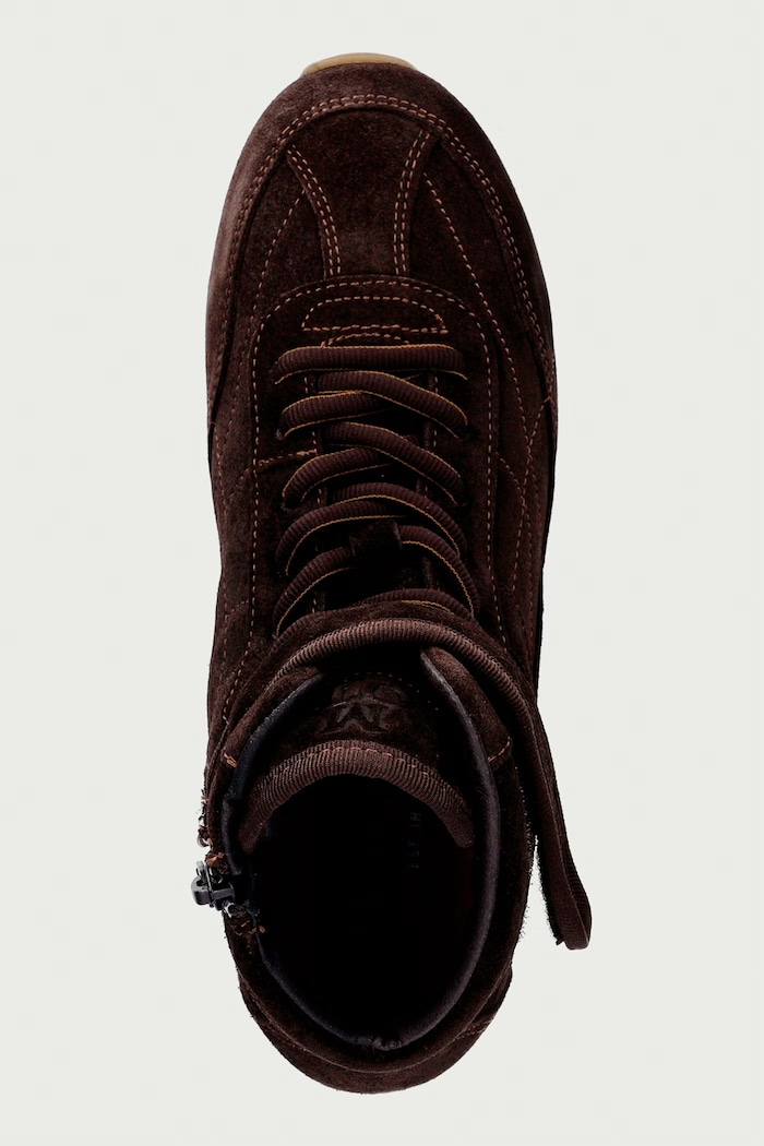 Marc O'Polo Fabiana 7 sneakersy damskie zamszowe brązowy 5000015250.0344