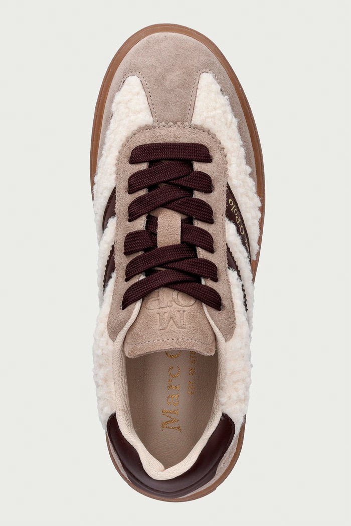 Edith 2 sneakersy damskie Marc O'Polo 5000016520.1740 brązowy