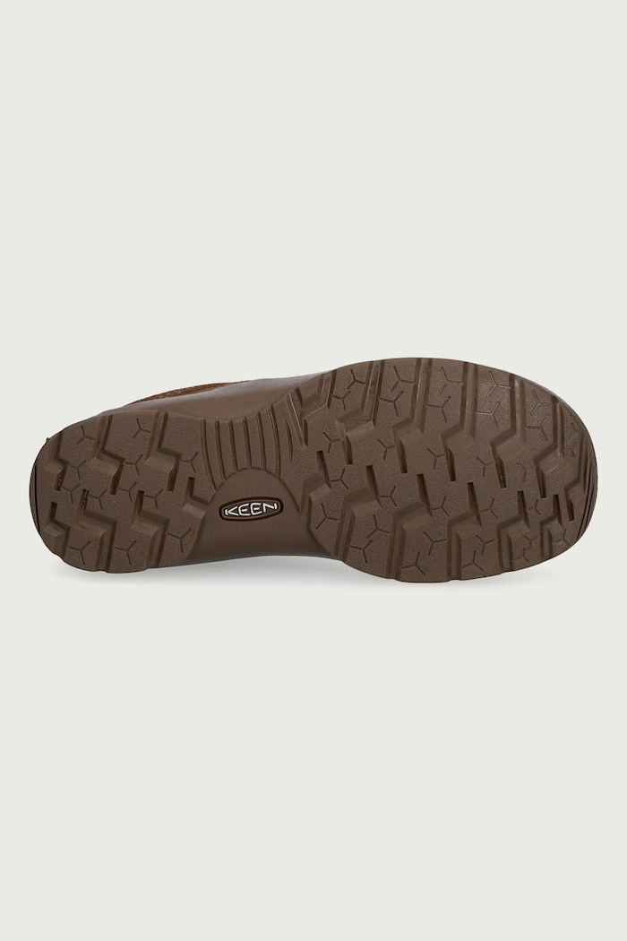 JASPER sneakers pentru femei din piele întoarsă Keen maro 1032947