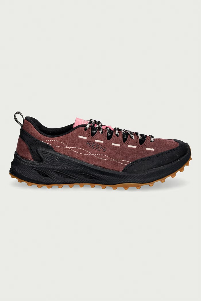 Keen JASPER sneakersy damskie zamszowe 1032670 bordowy AW26