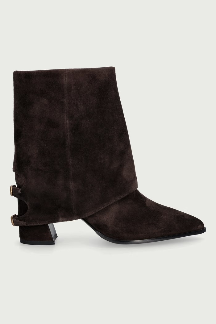 Bruno Premi Μποτάκια Γυναικεία δερμάτινα BO1206X καφέ AW26