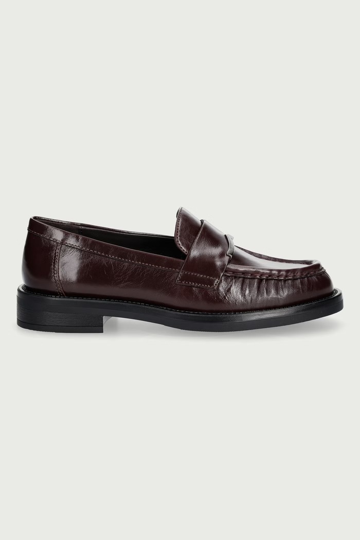Bruno Premi Mokasíny dámske kožené BO2702X burgundské AW26