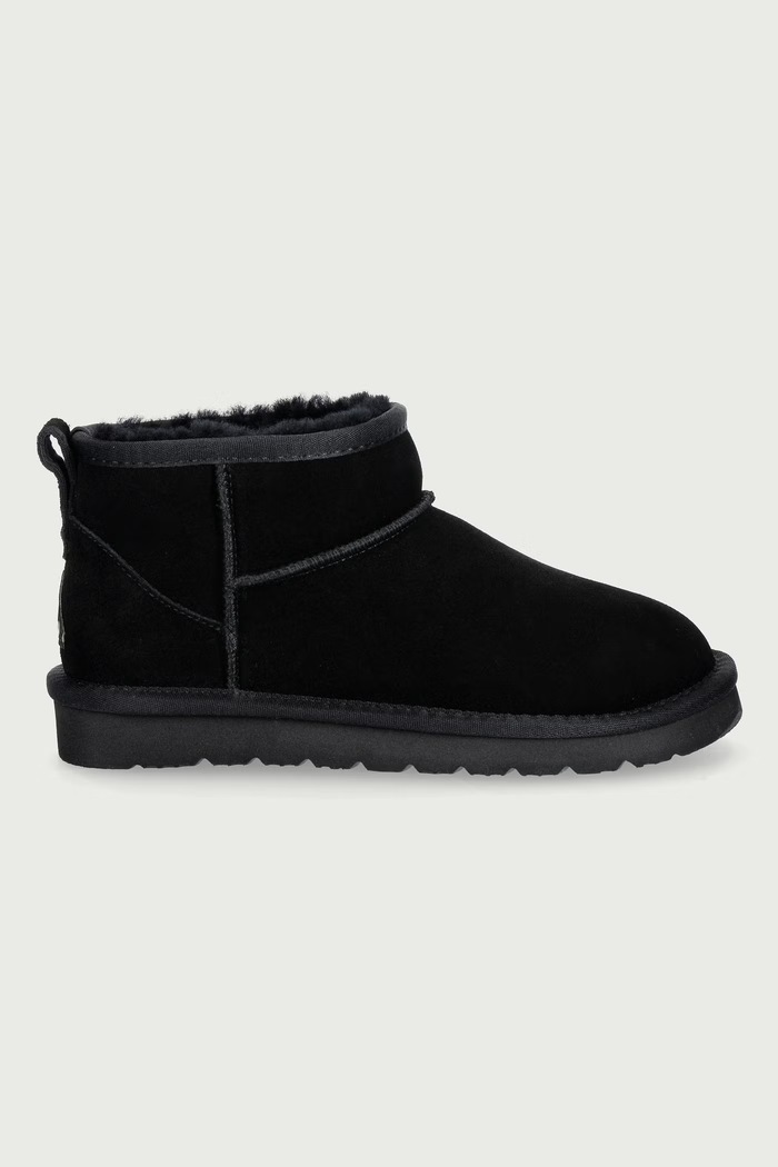 Everau FINCH snehule dámske semišové FINCH čierna AW26