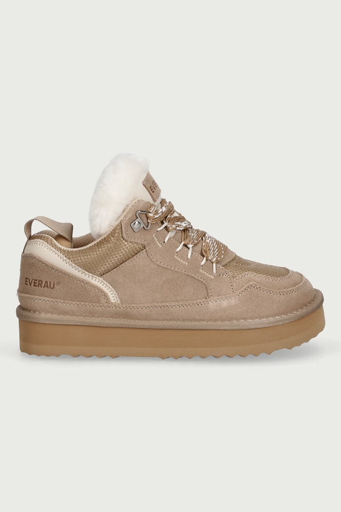 Everau MARBLED sneakers dámske MARBLED béžová AW26