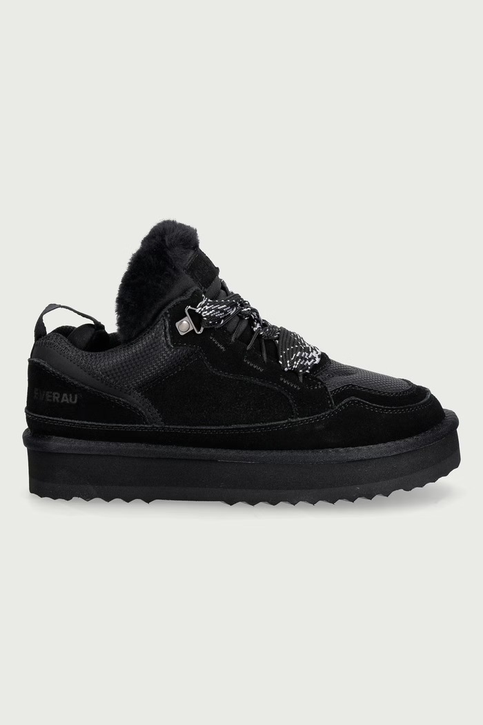 Everau MARBLED sneakers dámske MARBLED čierna AW26