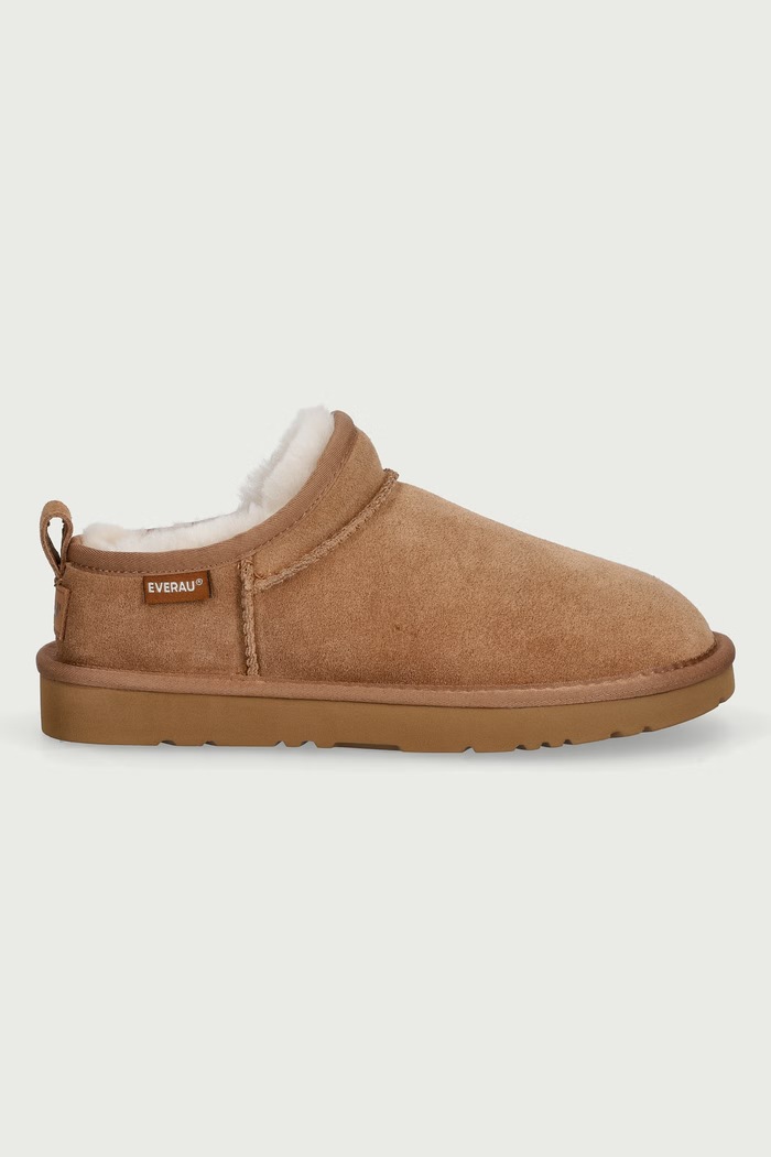 Everau QUAIL μπότες χιονιού γυναικείες σουέτ QUAIL καφέ AW26