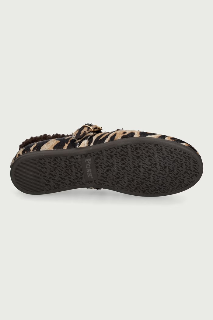 Baleriny skórzane St. Moritz Ballet Flats Posa czarny PW285.703