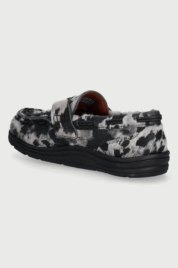 Obuwie Keen Uneek Loafer Nocturnal mokasyny damskie skórzane KE.1032747 czarny
