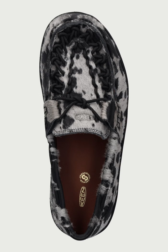 Uneek Loafer Nocturnal mokasyny damskie skórzane Keen KE.1032747 czarny