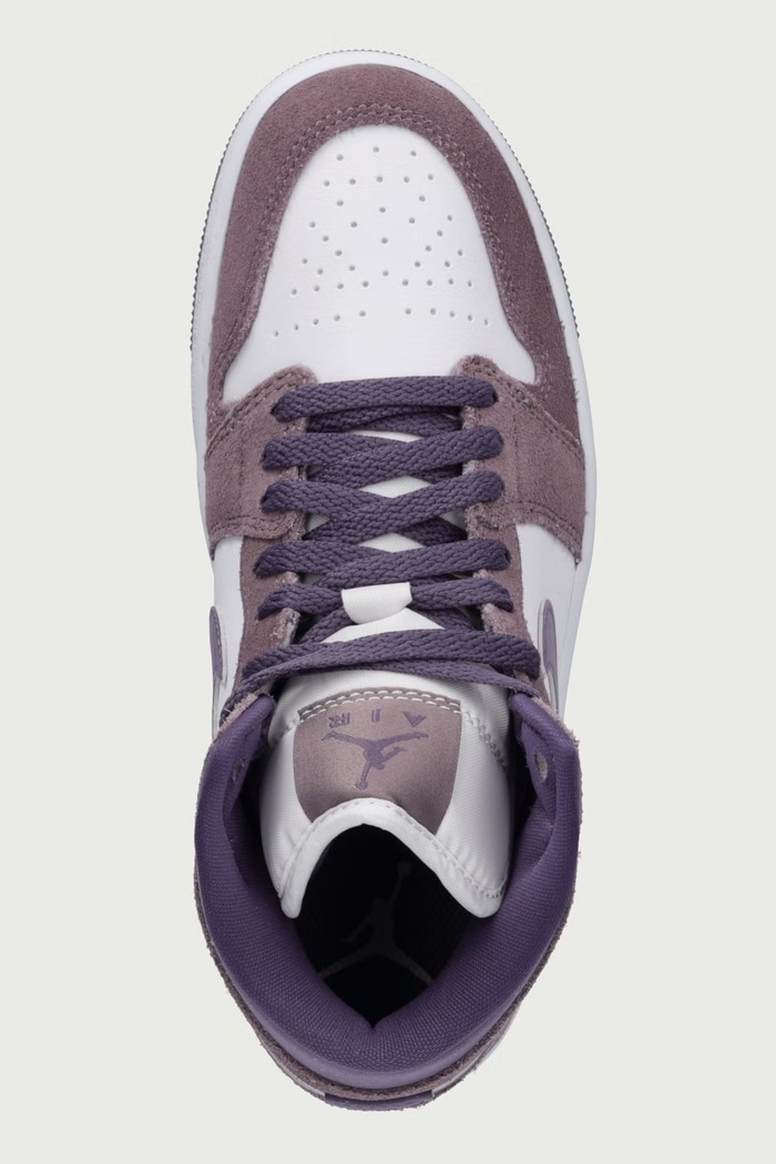 Air Jordan 1 Mid sneakersy dziecięce Jordan BQ6472.503 fioletowy