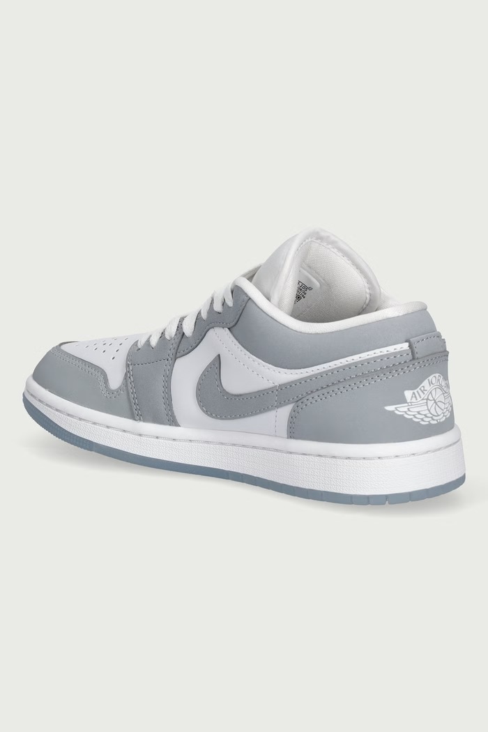 Obuwie Jordan Air Jordan 1 Low sneakersy damskie skórzane DC0774.105 szary