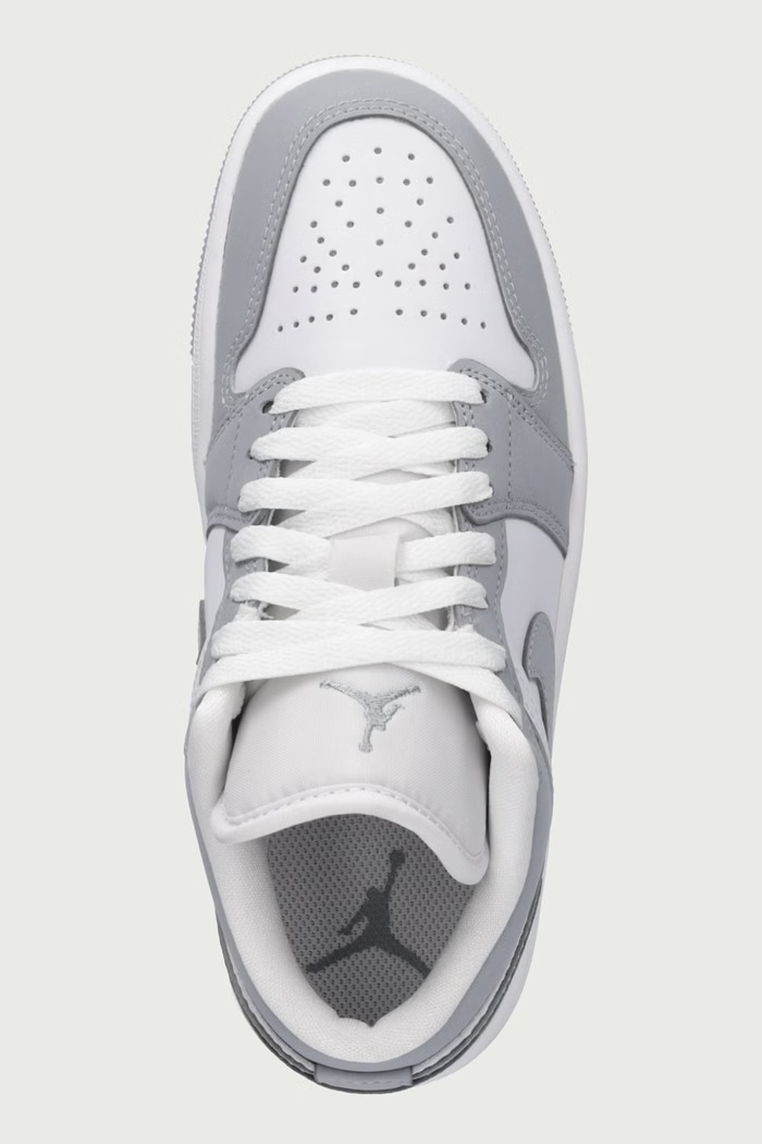 Air Jordan 1 Low sneakersy damskie skórzane Jordan DC0774.105 szary