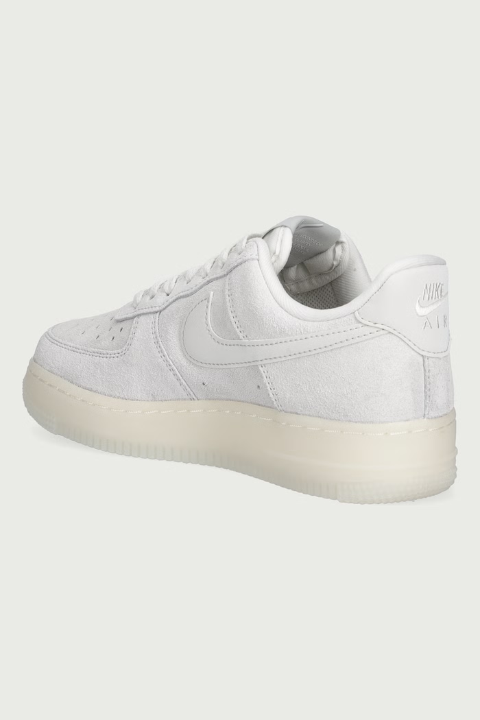 Obuwie Nike Sportswear Air Force '07 Suede sneakersy damskie zamszowe IQ0136.100 szary