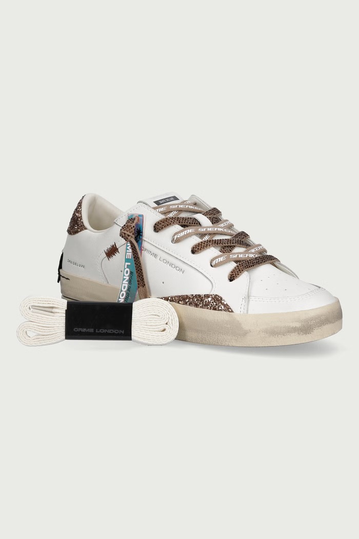 Crime London Sneakersy damskie skórzane 23104AA9.10