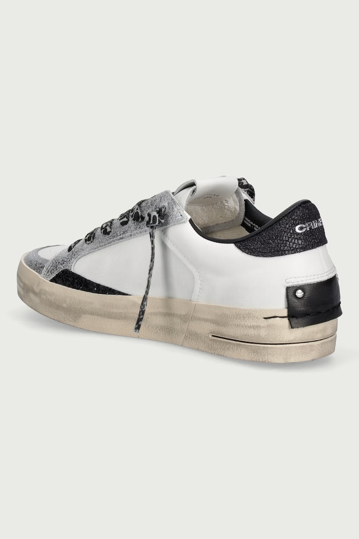 Obuwie Crime London Sneakersy damskie skórzane 23110AA9.10 biały