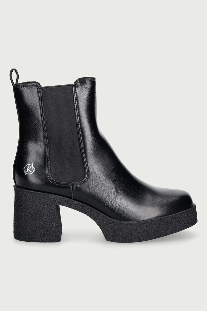 Koi Footwear Botki damskie REALM CHUNKY CHELSEA BOOTS REALM.BLACK czarny AW26