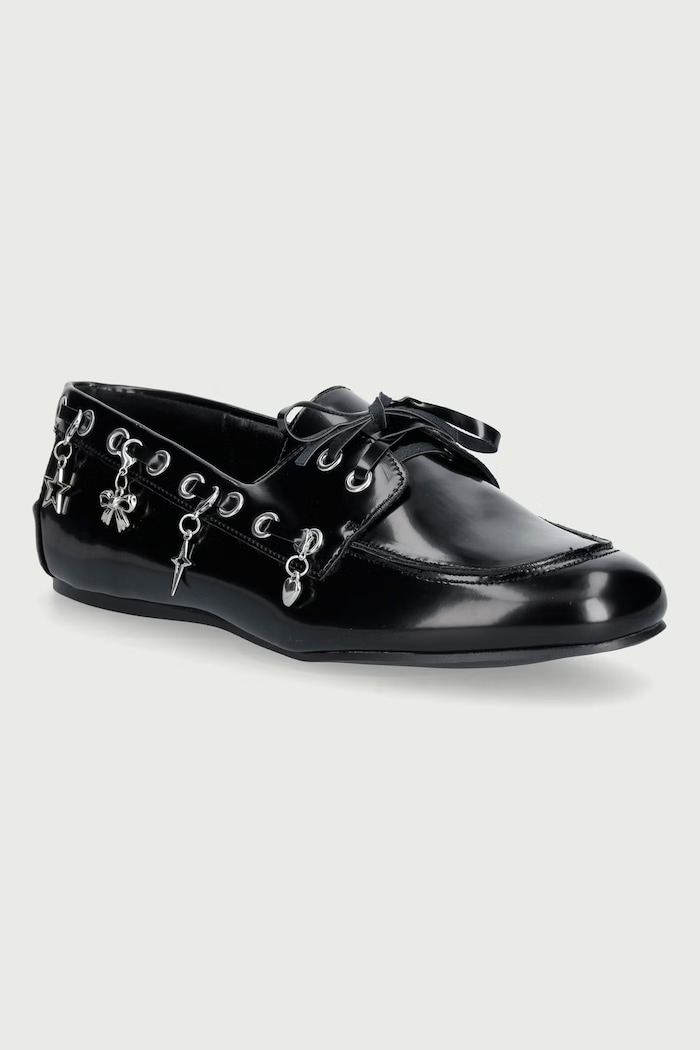 Koi Footwear Mokasyny damskie RELIC FLAT MOCCASINS czarny RELIC.BLACK