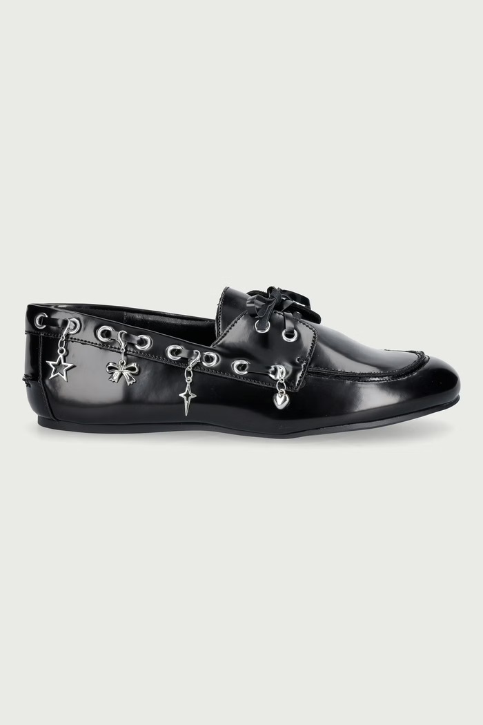 Koi Footwear Mokasyny damskie RELIC FLAT MOCCASINS RELIC.BLACK czarny AW26