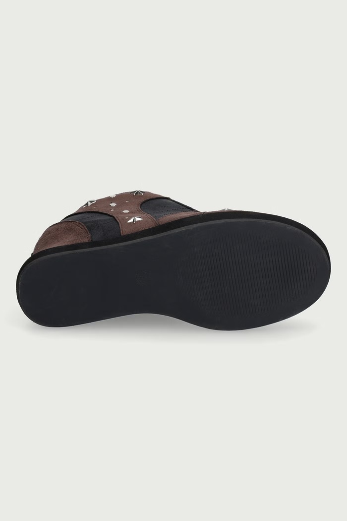 Icon Lace Up Wedge sneakersy damskie Koi Footwear brązowy ICON.LACEUP.WEDGE