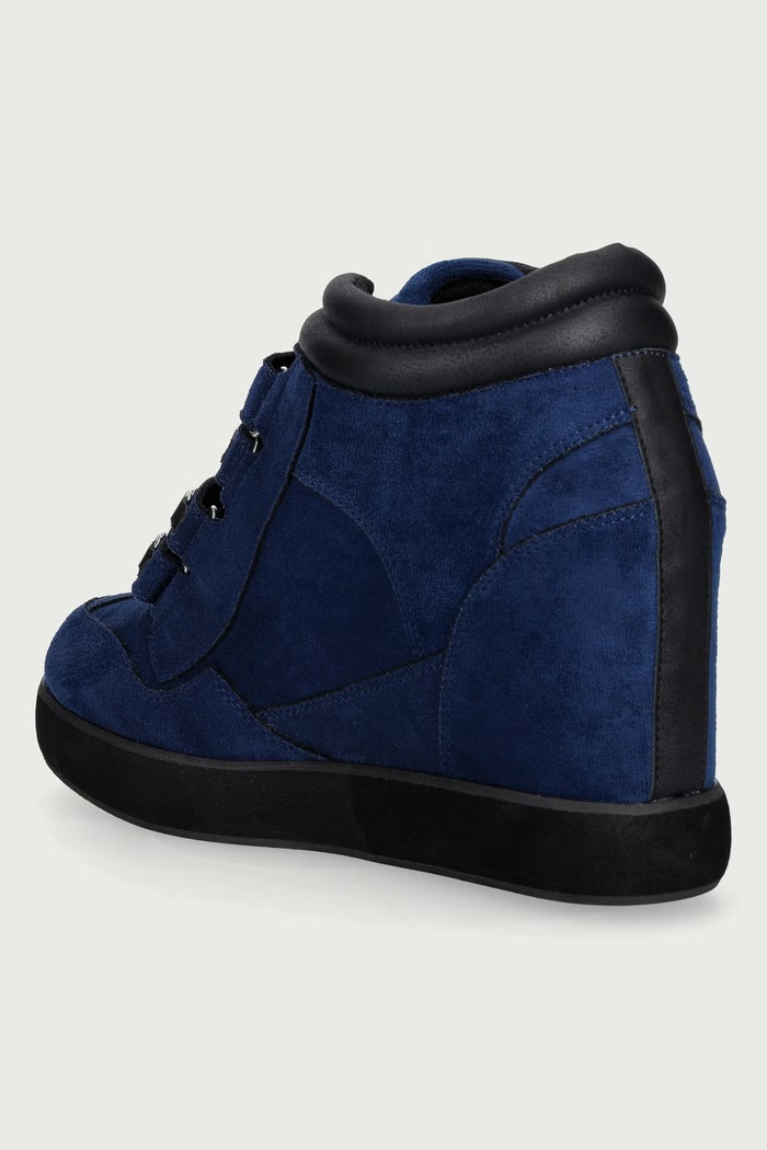 Obuwie Koi Footwear SPIRE HI TOP WEDGE TRAINERS sneakersy damskie SPIRE granatowy