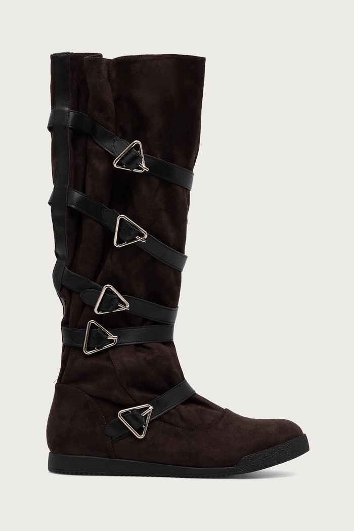 Koi Footwear Kozaki damskie THE ONI REVENANT LONG BOOTS THEONI brązowy AW26