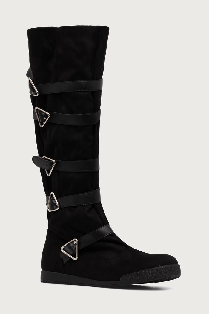 Koi Footwear Kozaki damskie THE ONI REVENANT LONG BOOTS czarny THEONI