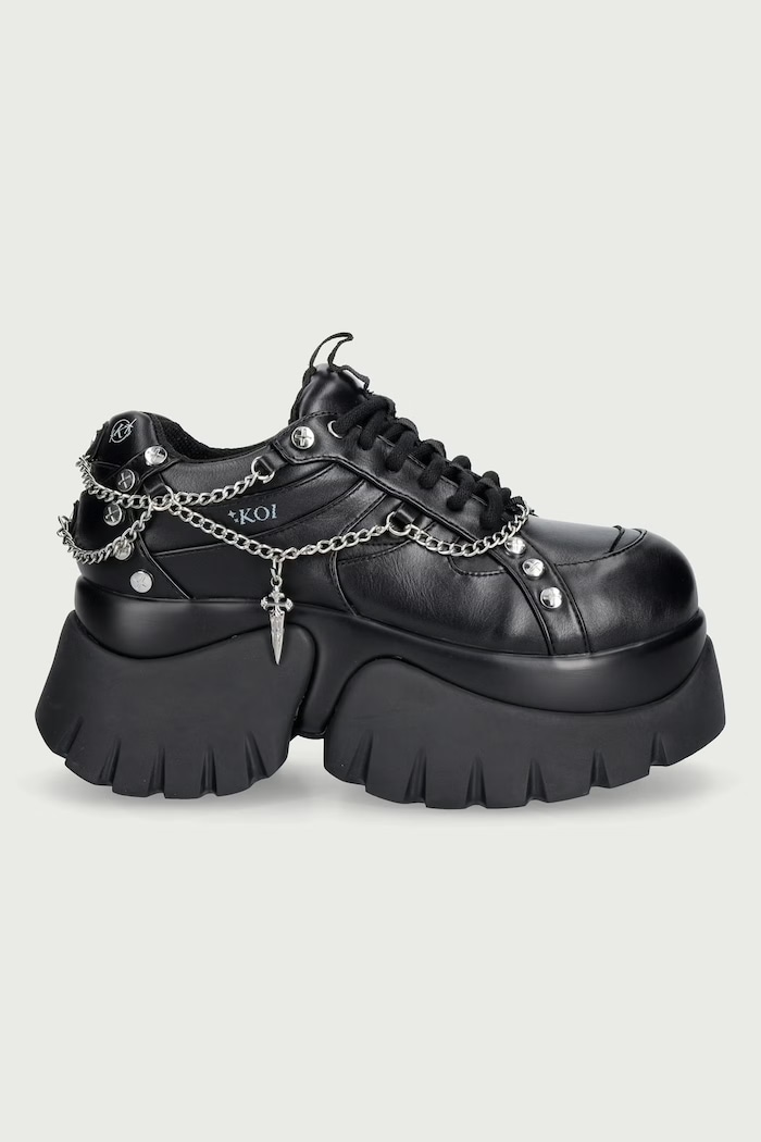 Koi Footwear Unburdened Heart Monster Trainers sneakersy damskie Unburdened czarny AW26