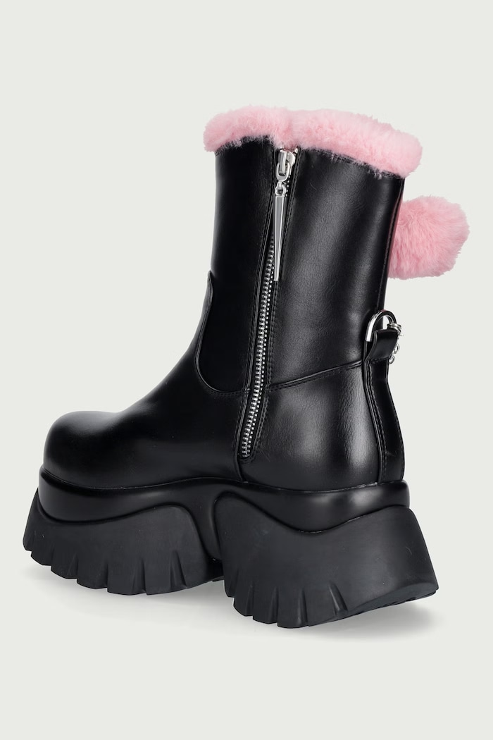 Obuwie Koi Footwear Botki damskie Catalyst Chain Monster Platform Boots Catalyst czarny