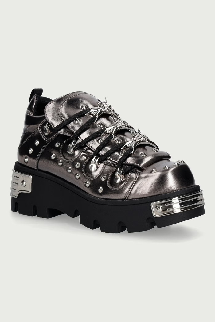 Koi Footwear Thurnax Elixir Chunky Hardware Trainers sneakersy damskie srebrny KK44M