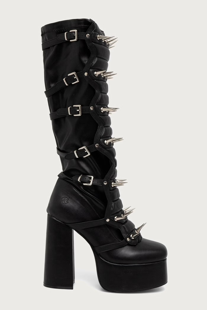Koi Footwear Kozaki damskie Rad-x dangerous Long Boots DBP111 czarny AW26