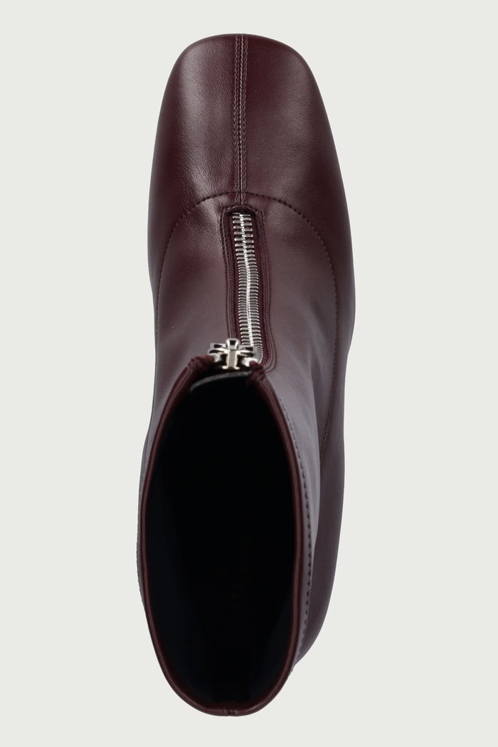 Botki damskie Stella McCartney 810765E00291 bordowy