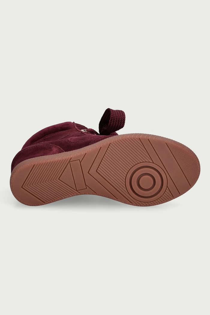 Mables sneakersy damskie skórzane Steve Madden bordowy 11005881.535