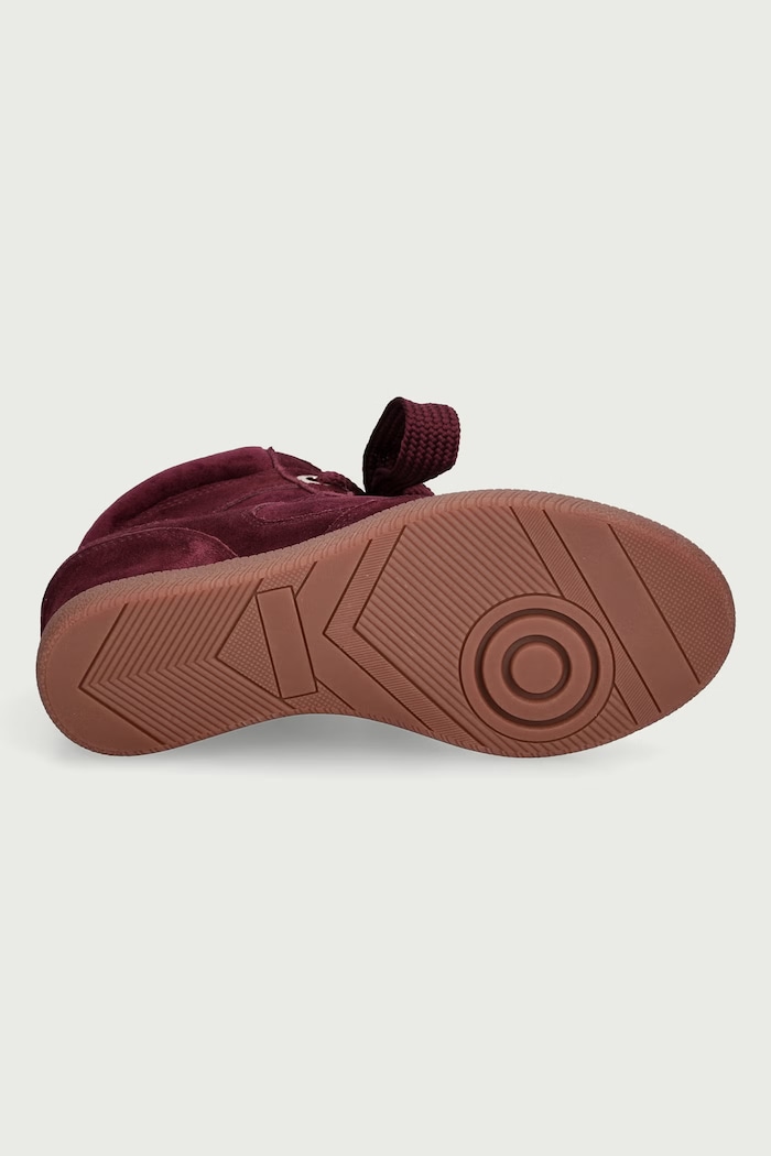 Mables sneakersy damskie skórzane Steve Madden bordowy 11005881.535