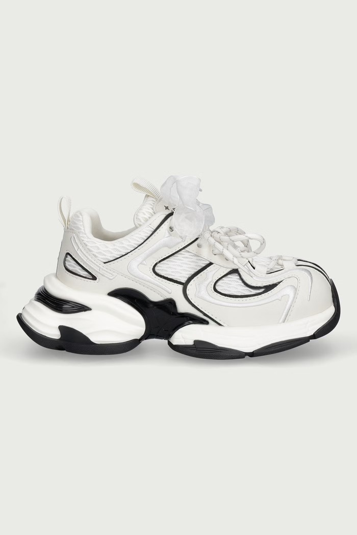 Koi Footwear Ladyrinth Mega Chunky Trainers sneakersy damskie WD01.WHITE beżowy AW26