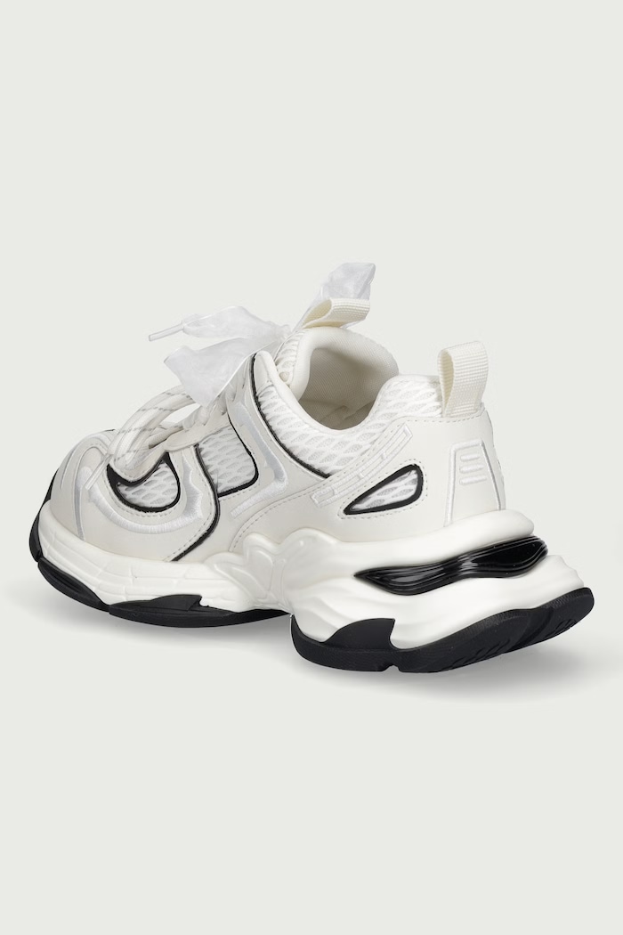 Obuwie Koi Footwear Ladyrinth Mega Chunky Trainers sneakersy damskie WD01.WHITE beżowy