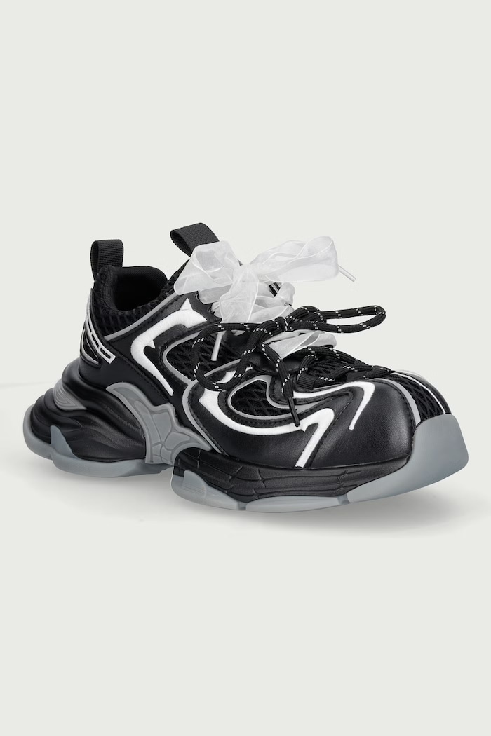 Koi Footwear Ladyrinth Mega Chunky Trainers sneakersy damskie czarny WDO1.BLACK