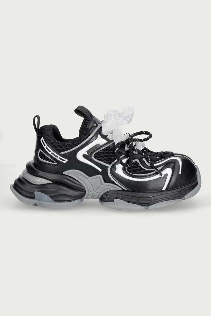 Koi Footwear Ladyrinth Mega Chunky Trainers sneakersy damskie WDO1.BLACK czarny AW26