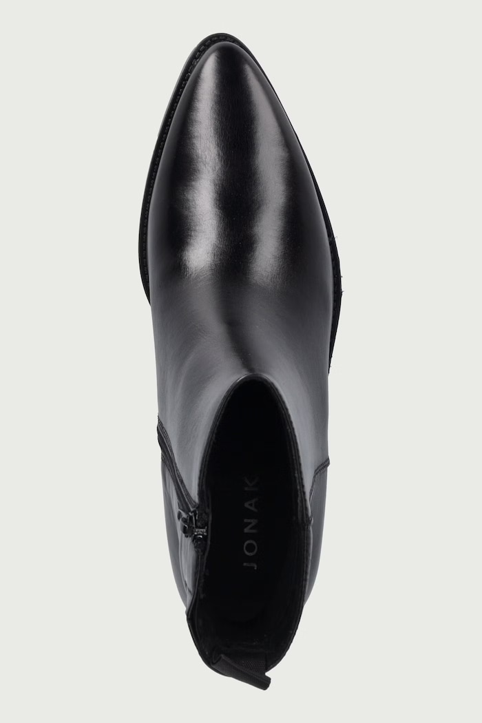 Botki damskie skórzane CLARO CUIR Jonak 4100043.H26 czarny