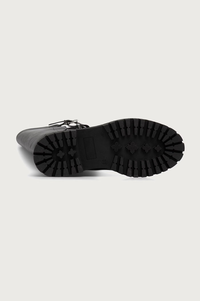 Kozaki damskie skórzane REBECCA CUIR Jonak czarny 3900199.H25