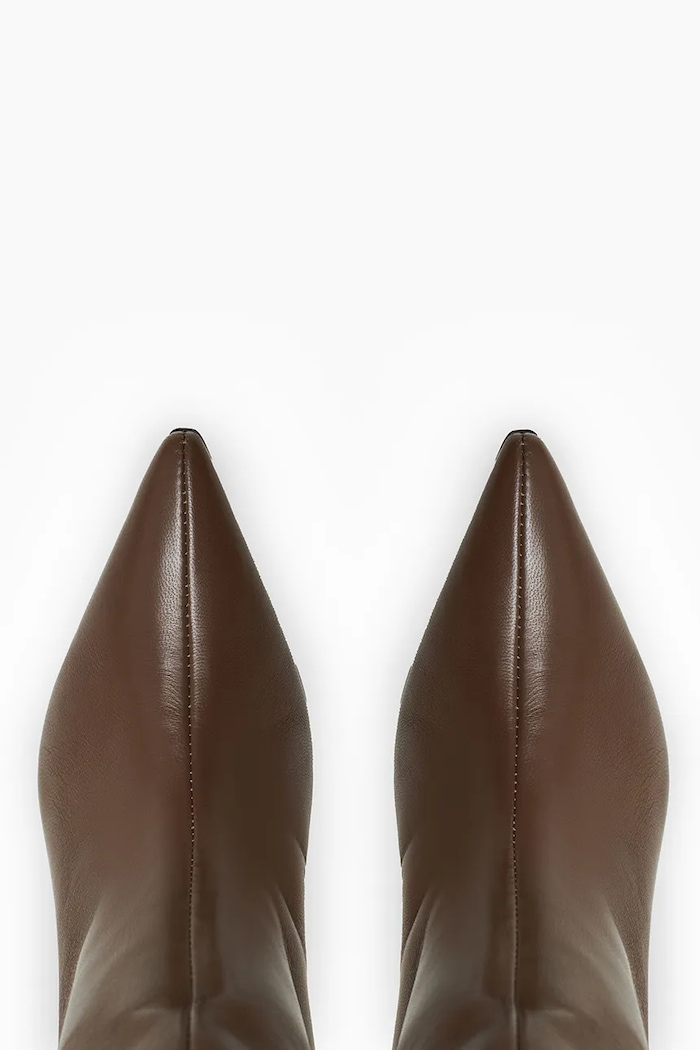Kozaki damskie skórzane Vanda Novak Kaja.Dark.Chocolate brązowy