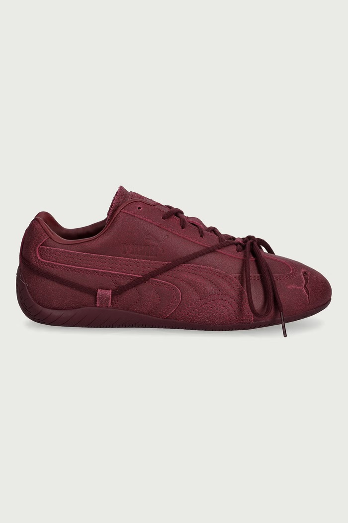 Puma Speedcat VTG Burgundy x ROSÉ sneakersy damskie skórzane 410911 bordowy AW26