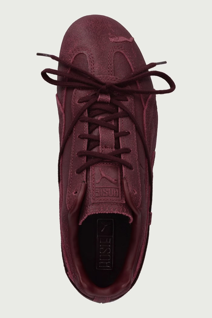 Speedcat VTG Burgundy x ROSÉ sneakersy damskie skórzane Puma 410911 bordowy