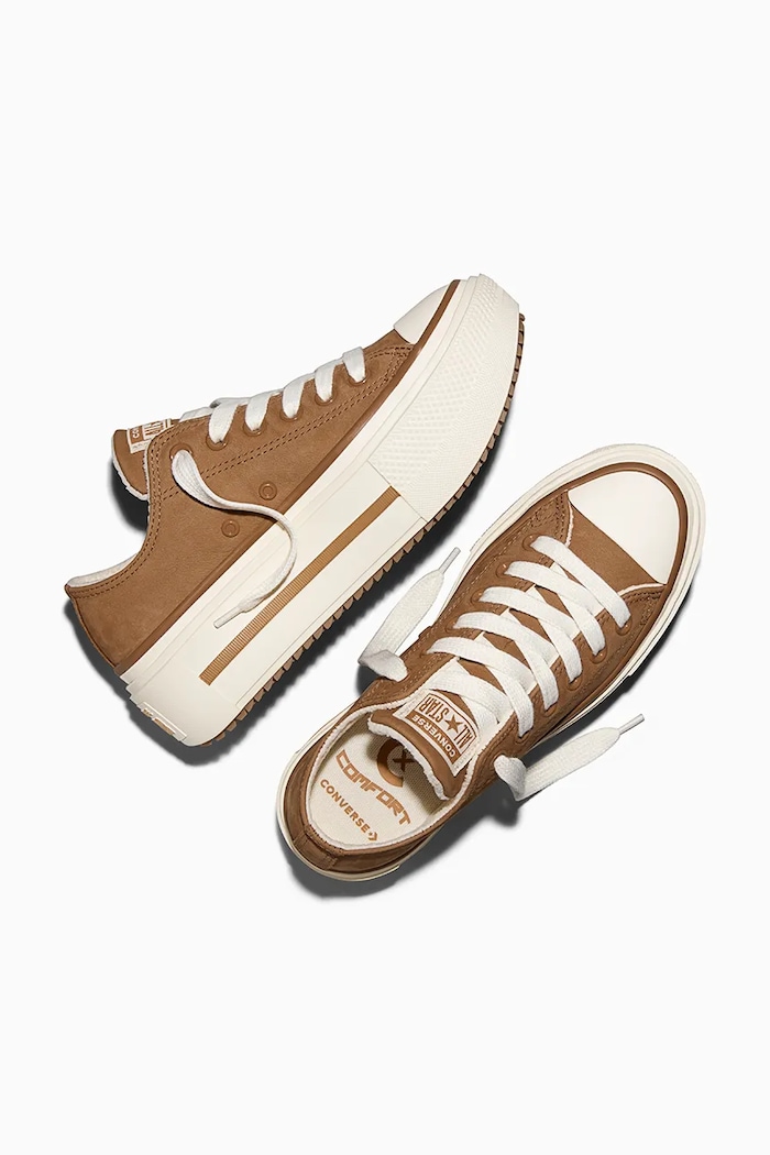 Chuck Taylor All Star Lift Double Stack tenisówki damskie Converse A20319C brązowy