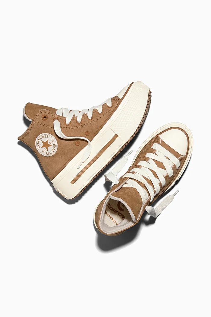 Chuck Taylor All Star Lift Double Stack trampki damskie Converse A22119C brązowy