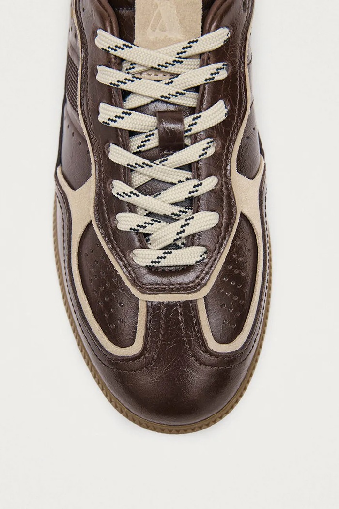 Obuv Alohas Tb.490 sneakers dámske kožené S101444.02 hnedá
