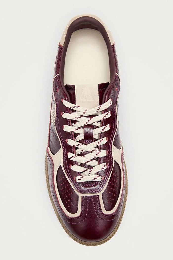 Alohas Tb.490 sneakers dámske kožené S101444.01 burgundské AW26