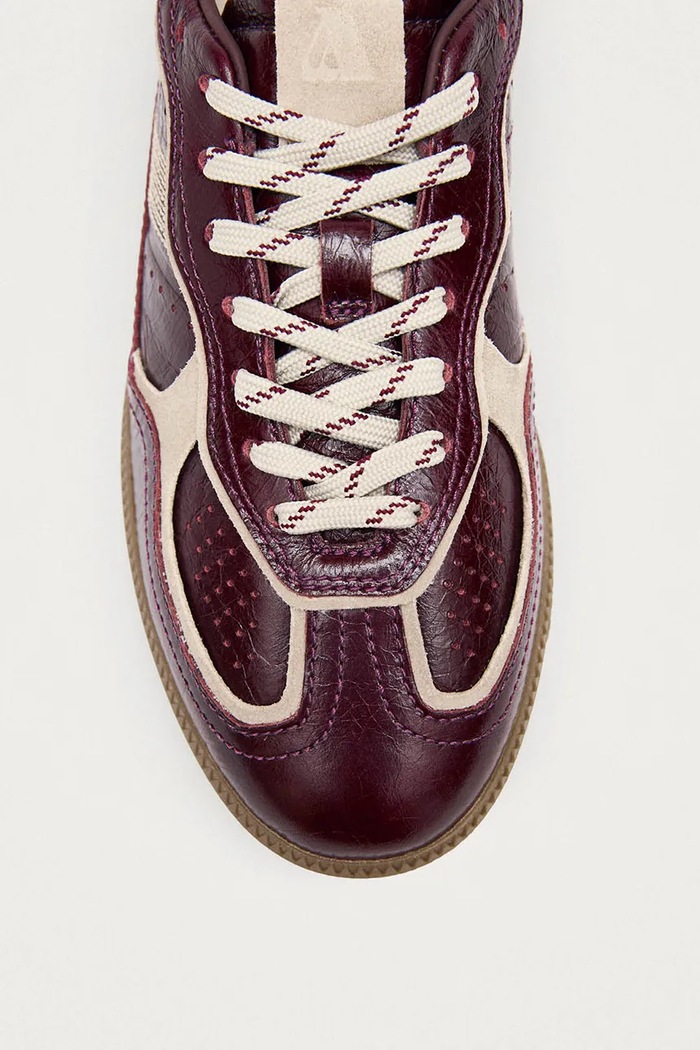 Obuv Alohas Tb.490 sneakers dámske kožené S101444.01 burgundské