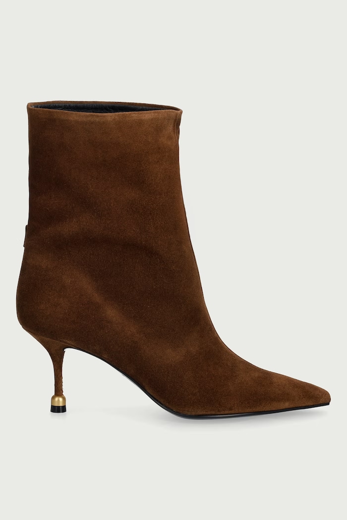 Vanda Novak Botki damskie zamszowe Elena Cozy Brown Elena.Cozy.Brown brązowy AW26