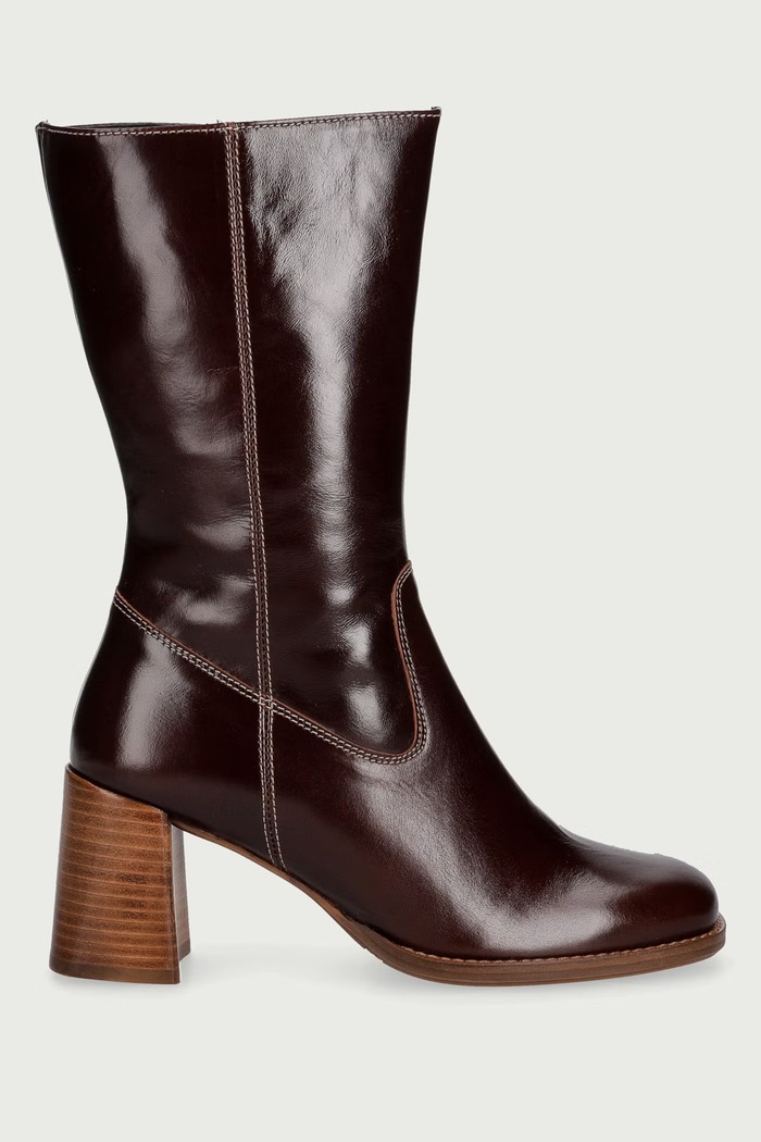Billi Bi Botki damskie skórzane Tan Marte Calf 85 B1313.085 brązowy AW26