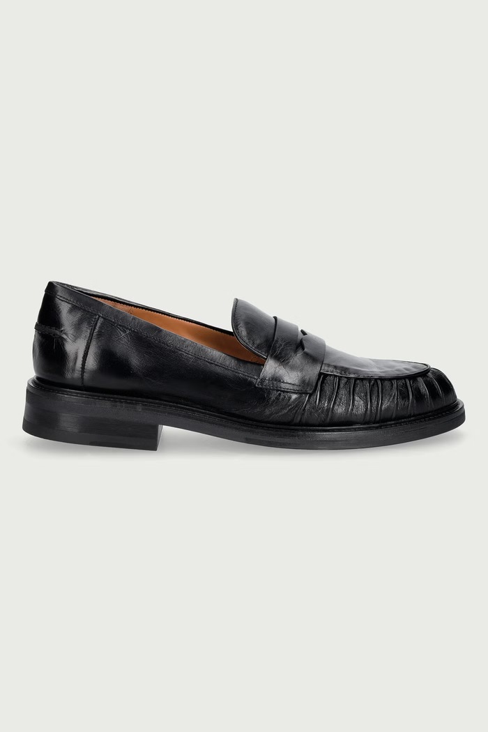 Billi Bi Mokasyny damskie skórzane Black Athene 770 B1349.770 czarny AW26